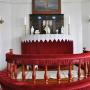 Interieur van het kerkje in Bøur