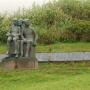 Monument voor omgekomen zeelieden uit Gjógv