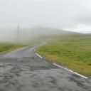 In de wolken tussen Vágur en Sumba